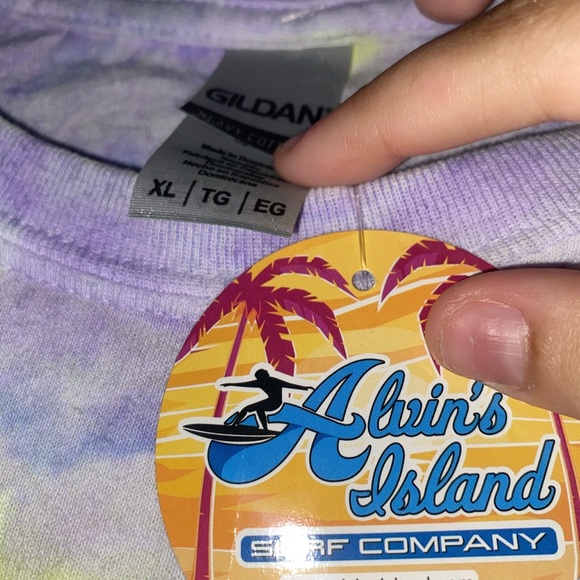 Gildan Multi Color Destin Florida Tie Dye T-Shirt - Picture 4 of 4